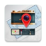 gps maps timestamp camera app android application logo